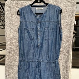 Denim Romper